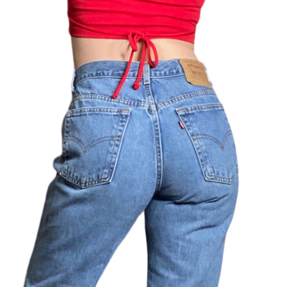Y2K Levi’s 517 Slim Fit Bootcut Stone Washed Women’s Vintage Jeans Blue